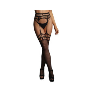 Garterbelt Stockings With Open Design