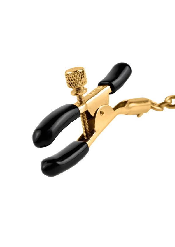 Gold Chain Nipple Clamps