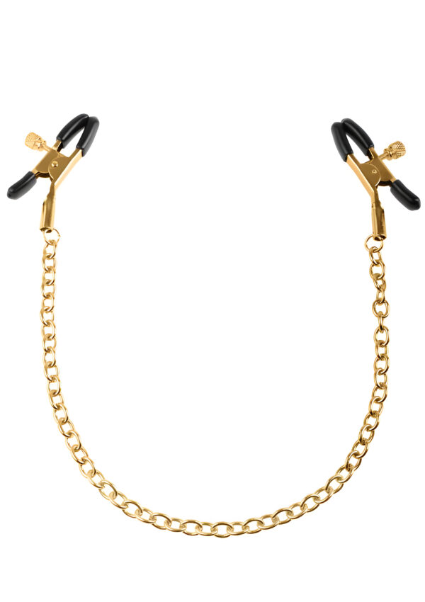 Gold Chain Nipple Clamps