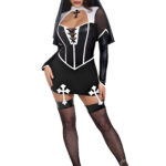 Gothic Nun Costume Set XS