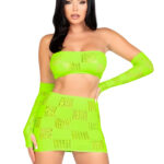 Green Ego Trip Bandeau Set