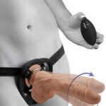 Groove Harness with Vibrating Dildo