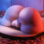 Handful Bent Over White Guy