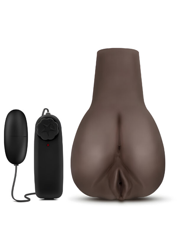 Hot Chocolate Vibrating Realistic Masturbator