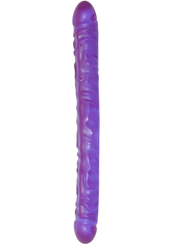 Jelly Double Dong 18 Inch Purple