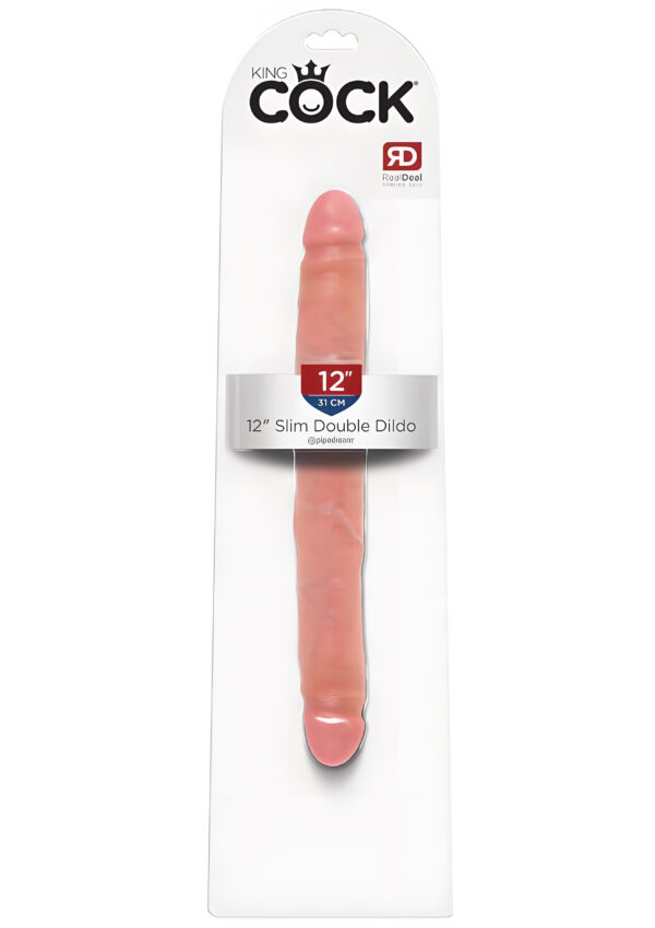 King Cock 12 Inch Slim Double Dildo
