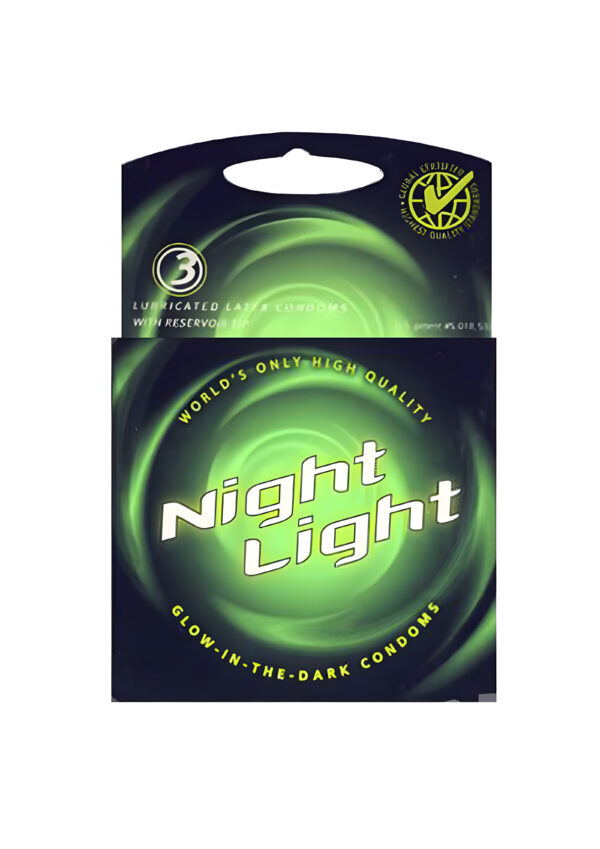 Night Light Glow in the Dark Condoms 3 Pack
