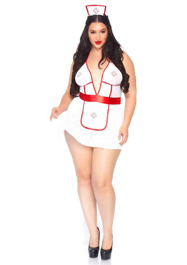 Nightshift Nurse Plus Lingerie Set 1X 2X