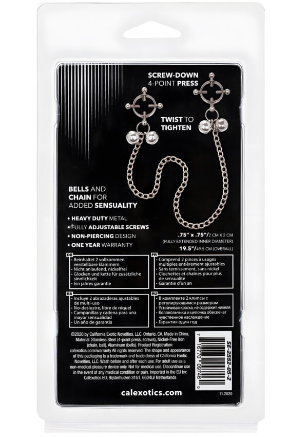 Nipple Grips Four-Point Nipple Press with Bells