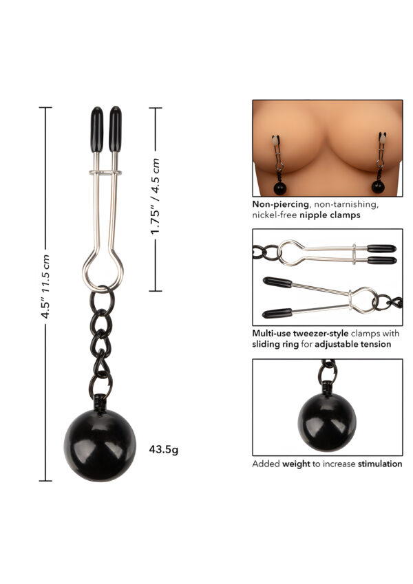 Nipple Grips Weighted Tweezer Clamps