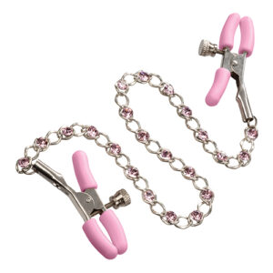 Nipple Play Crystal Chain Clamps