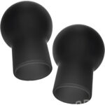 Nipple Play Silicone Nipple Suckers Black