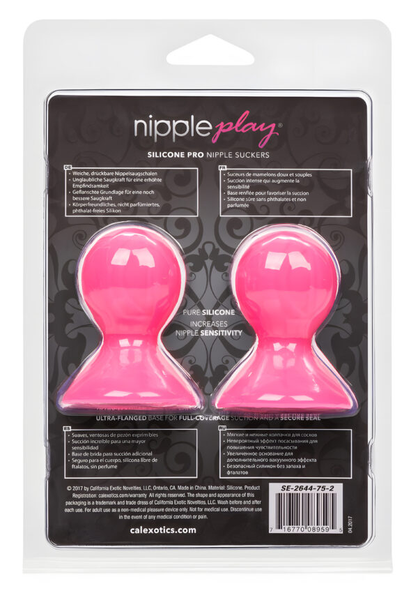 Nipple Play Silicone Pro Nipple Suckers Pink