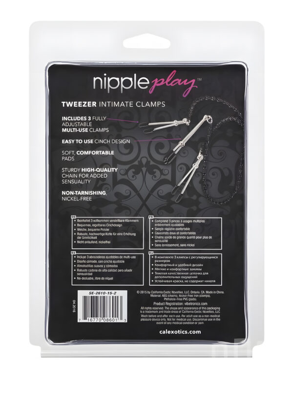 Nipple Play Tweezer Clamps