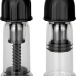 Nipple Play Vacuum Twist Suckers Black
