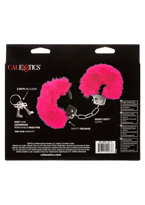 Pink Ultra Fluffy Furry Cuffs