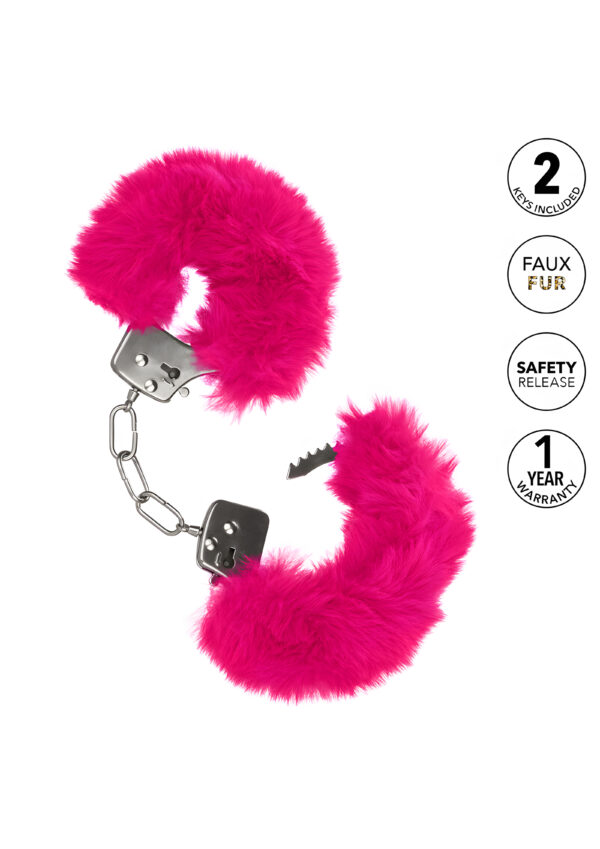 Pink Ultra Fluffy Furry Cuffs