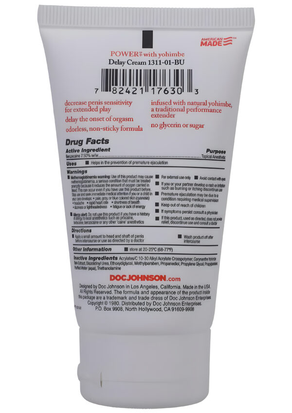 Power Plus Delay Cream for Men