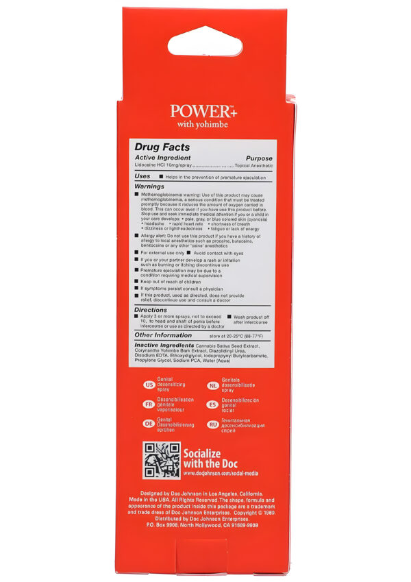 Power Plus Delay Spray for Men