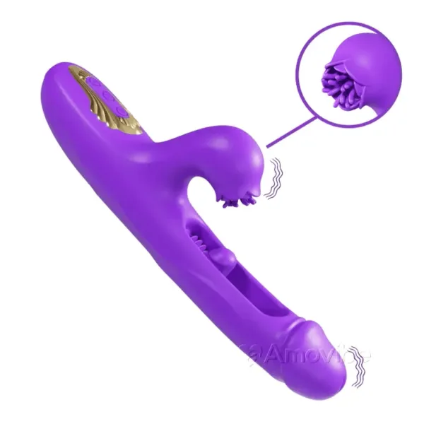 Push-Pull Vibrator – Intense Clitoral Tease & Triple Pleasure