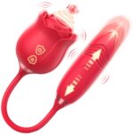 Rose Vibrator With Tapping & Thrusting Modes