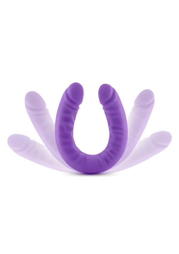 Ruse 18 Inch Silicone Slim Double Dong