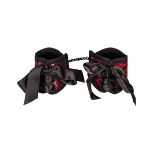 Scandal Corset Cuffs - Red