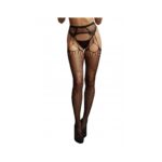 Shredded Suspender Pantyhose