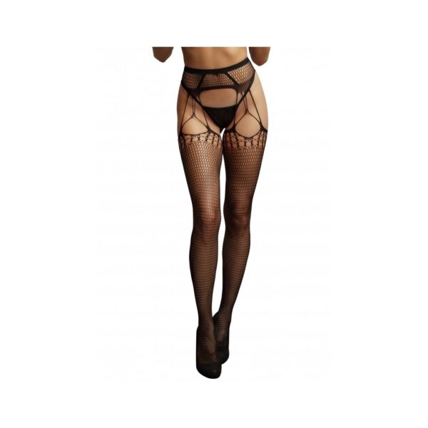 Shredded Suspender Pantyhose