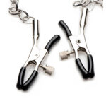 Silicone Bit Gag With Nipple Clamps