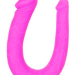 Silicone Double Dong AC DC Dong Pink