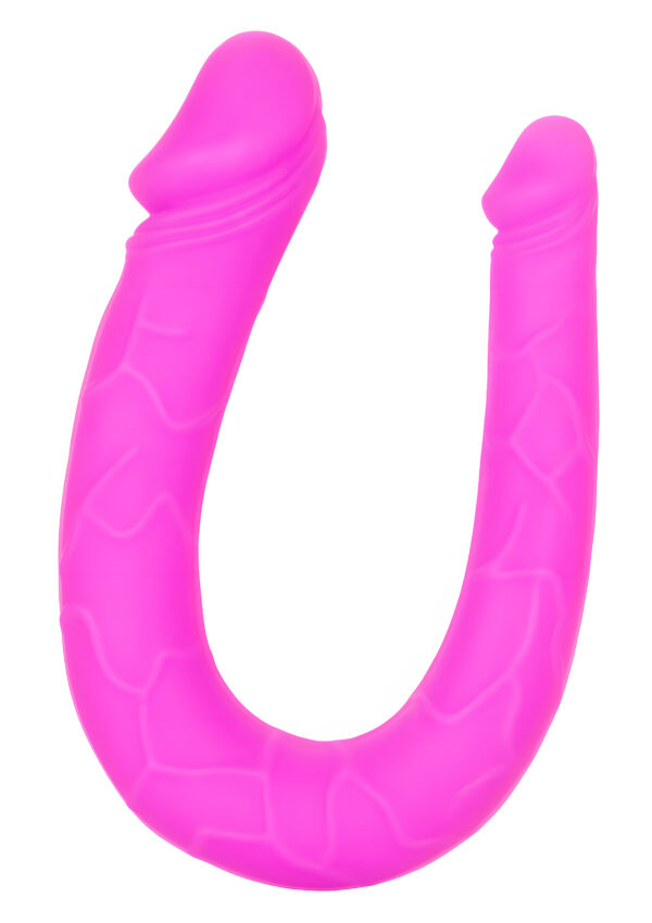 Silicone Double Dong AC DC Dong Pink