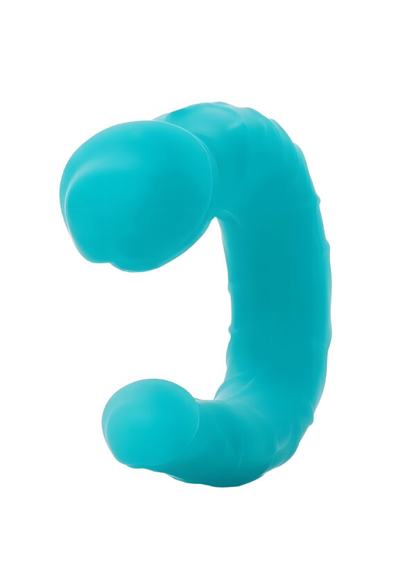 Silicone Double Dong AC DC Dong Teal
