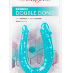 Silicone Double Dong AC DC Dong Teal