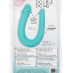 Silicone Double Dong AC DC Dong Teal