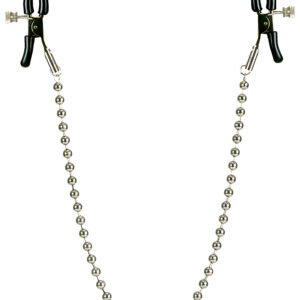 Silver Beaded Adjustable Nipple Clamps