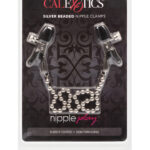 Silver Beaded Adjustable Nipple Clamps