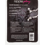 Silver Beaded Adjustable Nipple Clamps