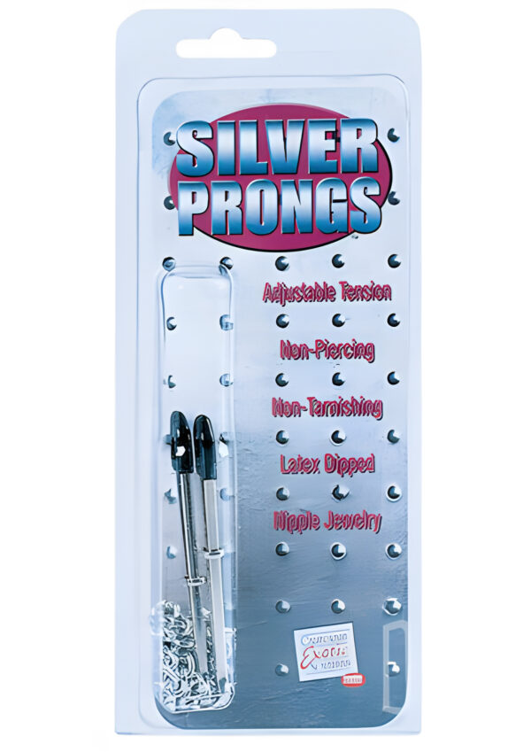 Silver Prong Nipple Clamps