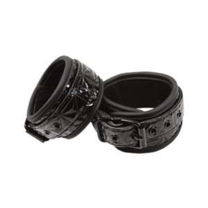 Sinful Wrist Cuffs - Black