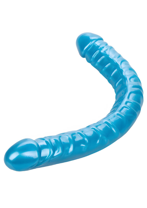 Size Queen 17 Inch Blue Double Dong