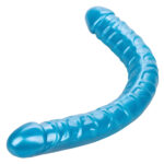 Size Queen 17 Inch Blue Double Dong