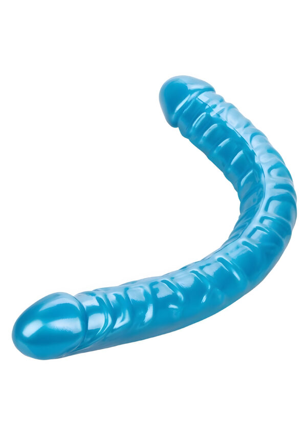 Size Queen 17 Inch Blue Double Dong