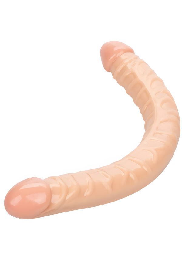 Size Queen 17 Inch Ivory Double Dong