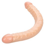 Size Queen 17 Inch Ivory Double Dong