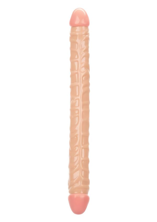 Size Queen 17 Inch Ivory Double Dong
