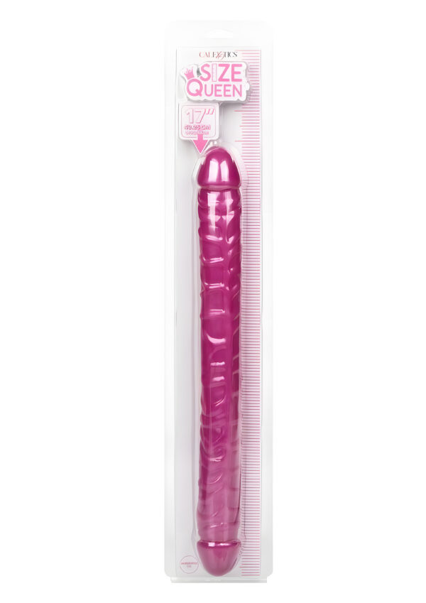 Size Queen 17 Inch Pink Double Dong