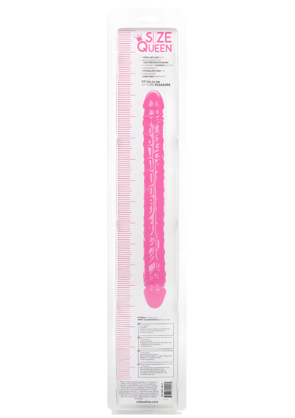 Size Queen 17 Inch Pink Double Dong