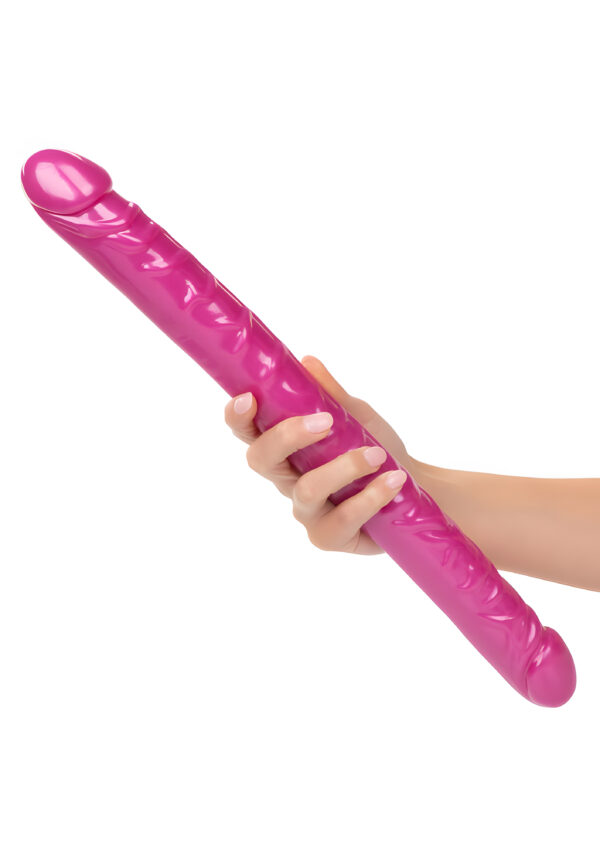 Size Queen 17 Inch Pink Double Dong