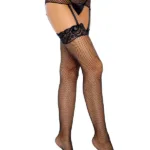 Sloane Fishnet Thigh High Stockings